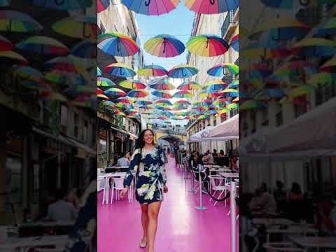 Onde tirar as melhores fotos do Instagram + festa em Lisboa #Lisbon #travelguide #pinkstreet #portugal