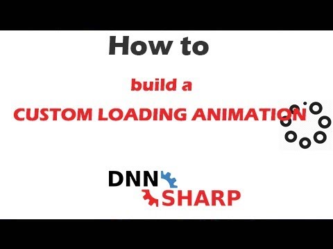 Custom loading animation for modules opening in popup