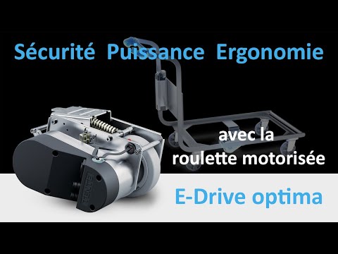 Roulette motorisée pour chariots E-Drive optima