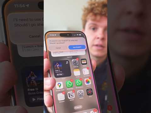 ChatGPT es la primera app que se integra 100% con el ecosistema de Apple. Y con iOS 18.2 funciona de maravilla