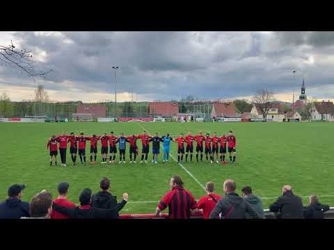 Siegesjubel nach dem 1:0-Erfolg in Crostwitz (23.04.2023)