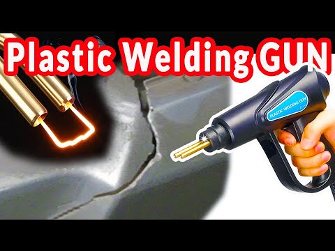 Die Wunderpistole zum Kunststoff reparieren! KFZ- Haushalt - Stoßstange