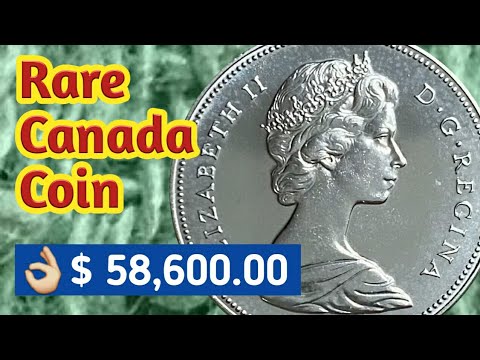 Most Expensive Coin Canada 👉 $58,600.00 - 1974 50 Cents Queen Elizabeth II Rare Coin