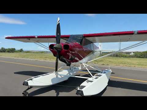 N209W - Carbon Cub SS on Aerocet Amphibious Floats - Walkaround