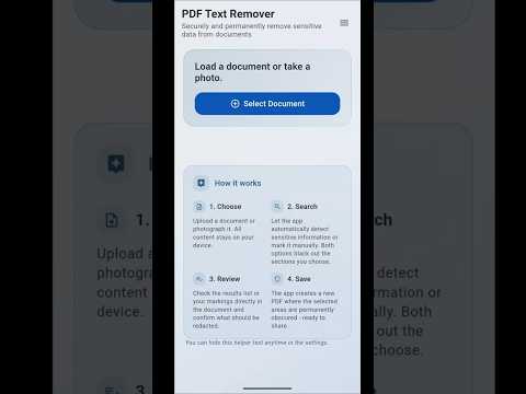 PDF Text Remover