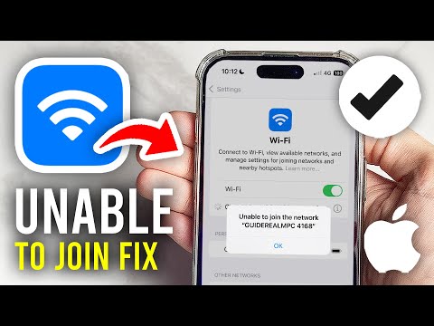 Fix Unable To Join The Network On iPhone - Full Guide
