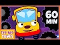 Wheels On The Bus NEW VERSION 60 Minutes Compilation By Teehee Town