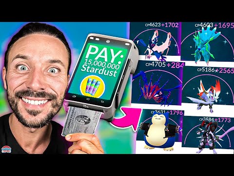 I Spent *15 MILLION Stardust* Maxing Pokémon to Level 50 in Pokémon GO! 