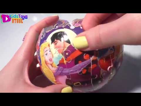 Kids Toys Utube 20 - Puzzle Ball Ravensburger Games Disney Princess Puzzleball Rompecabezas Kids