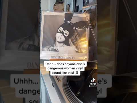 dangerous woman–Ariana Grande vinyl  w/ cupcakke remix