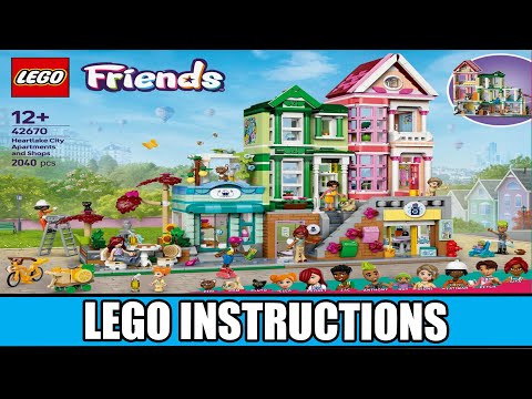 LEGO Instructions - Friends - 42670 - Heartlake City Apartments and Stores - Heartlake City