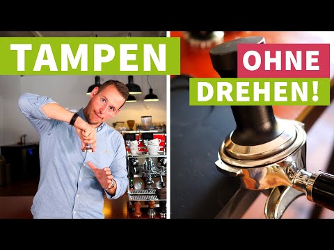 Espresso Tampen - mit Druck, ohne Drehen! - Espresso Zubereitung