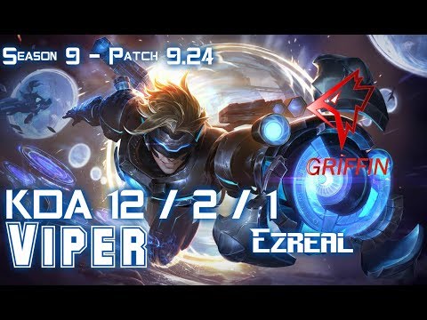 GRF Viper EZREAL vs CAITLYN ADC - Patch 9.24 KR Ranked