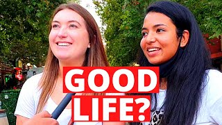 Can You Describe Your Life In A Sentence? | Street Interviews