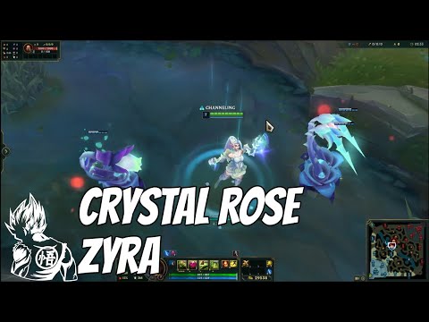Crystal Rose Zyra Skin Spotlight - Pre-Release - League of Legends
