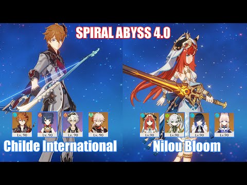 C0 Childe International & C0 Nilou Bloom | Spiral Abyss 4.0 | Genshin Impact