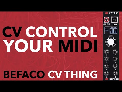 Befaco CV Thing // control MIDI gear with Eurorack CVs