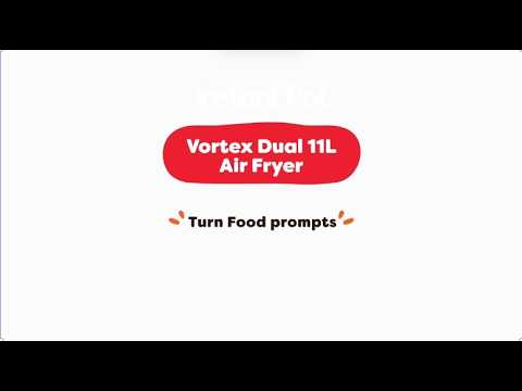 Smart cooking with double the power | Dual Air Fryer Turn Food Guide