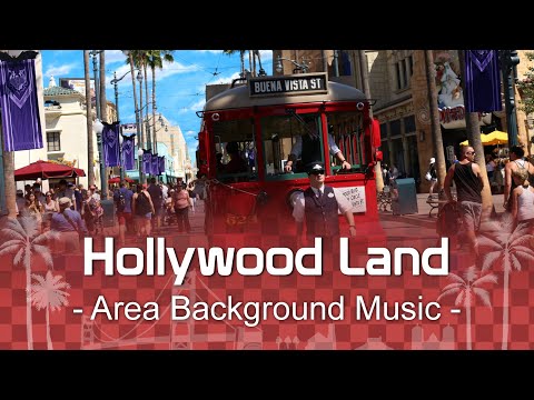 Hollywood Land - Area Background Music | at Disney California Adventure