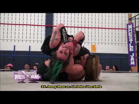 Jenny Rose - All Side Effects, Spears, Fisherman Suplex & Slams - 2019 Moves