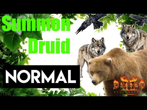 [Normal] Summon Druid Playthrough | Diablo 2 Resurrected