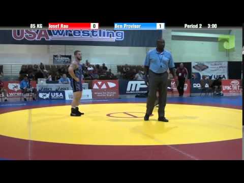 85 KG Josef Rau vs Ben Provisor