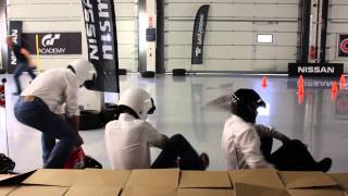 preview picture of video 'Razor Crazy Cart race at GT Academy Silverstone'