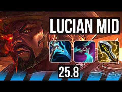 LUCIAN vs ORIANNA (MID) | 44k DMG, 11/4/9 | NA Grandmaster | 25.8