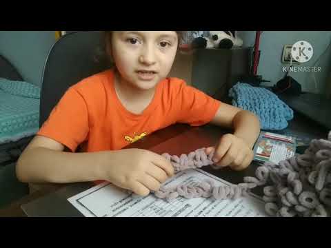 Снуд из пряжи Ализе Пуффи файн/ вязание Alize puffy fine