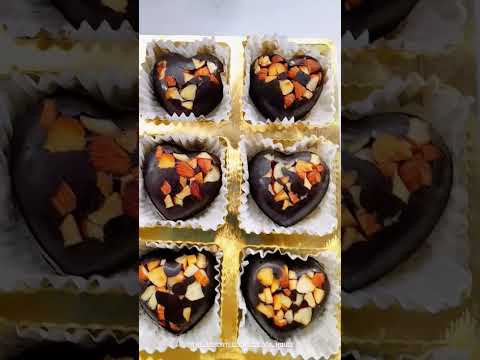 Roasted Almond Chocolates #business #chocolate #gift #shorts #dessert #homemade