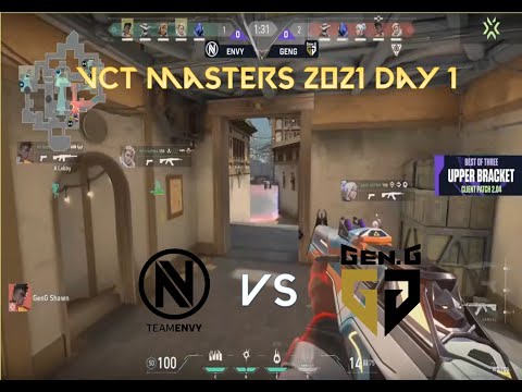 VCT Masters 2021 Day 1. NA. Envy vs GenG. All Highlights