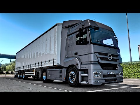 ETS2 (1.37) Mods Trucks: Mercedes Axor 1840 MP3 (2011) Gameplay