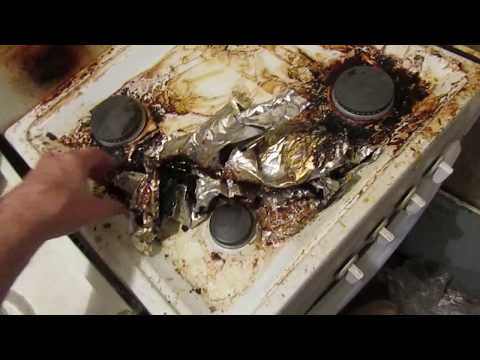 Чистка газовой плиты