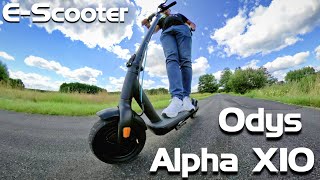 Günstiger E-Scooter mit Straßenzulassung - günstig aber auch gut? Der Odys Alpha X10 // Deutsch
