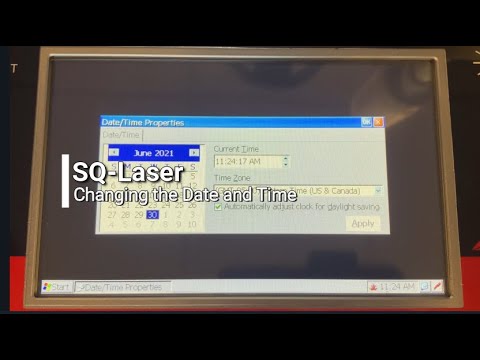 SQ-Laser - Updating Date and Time