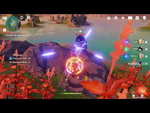 Xiangling Crescent Pike Damage proc and no proc