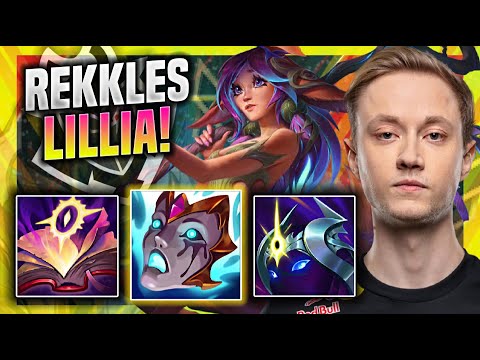 REKKLES IS A BEAST WITH LILLIA! - G2 Rekkles Plays Lillia JUNGLE vs Karthus! | Season 11