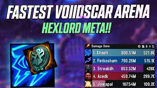 HEXLORD MAGE FASTEST VOIDSCAR ARENA EU?? | Arcane Mage POV Voidscar Arena +22