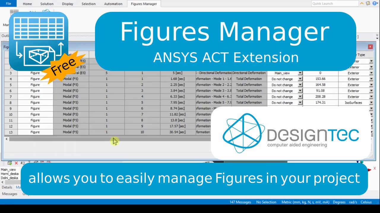 ANSYS ACT App: Figures Manager - Demonstration video