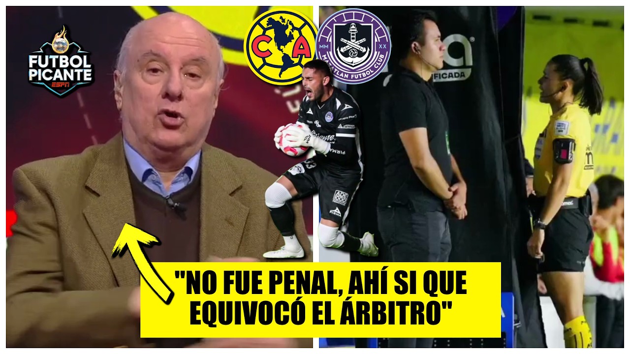 EL INSÓLITO PENAL que le marcaron al AMÉRICA vs MAZATLÁN fue MAL marcado, Brizio | Futbol Picante