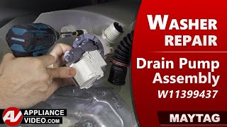 Maytag Washer Will Not Drain - Drain Pump Assembly