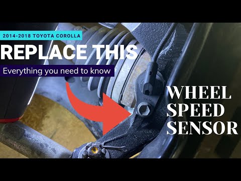 HOW TO INSTALL A SPEED SENSOR ON A 2014-2018 TOYOTA COROLLA | TRACTION CONTROL LIGHT WONT GO OFF!!