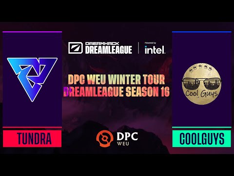 Dota2 - Tundra Esports vs. Coolguys - Game 1 - DPC WEU Winter Tour - DreamLeague Season 16