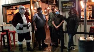 Santa at Levitate GastroPub in Downtown Issaquah!