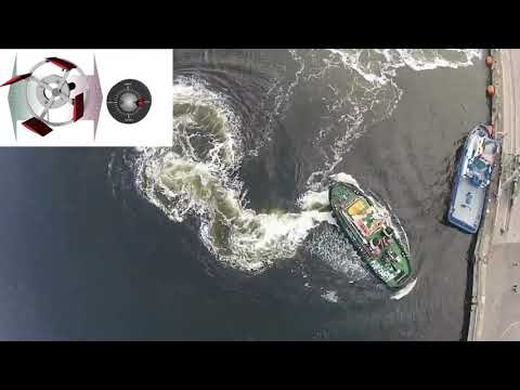 Maneuverability of Voith Water Tractor Performed by Bugsier 16