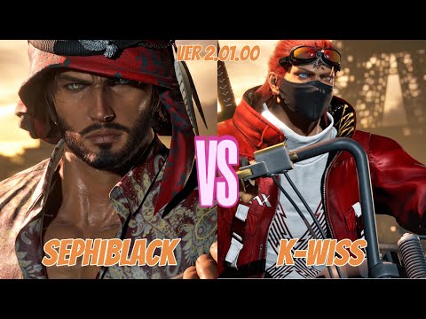 SHAHEEN (Sephiblack) vs. HWOARANG (K-Wiss) Tekken 8 (ver 2.01) Ranked Matches