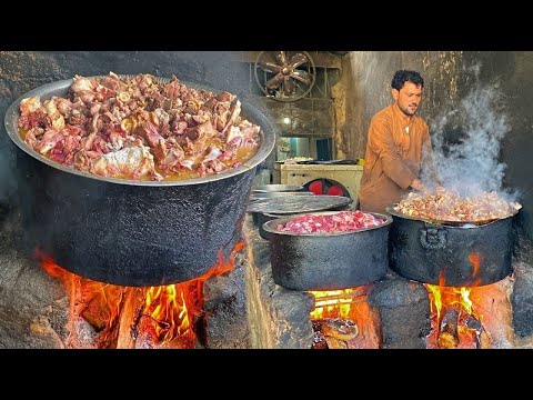 BALOCHISTAN FOOD SINCE 100 YEARS | LALCHAPUR ROSH RECIPE | STREET FOOD PESHAWAR PAKISTAN!