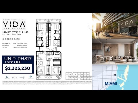 VIDA - 3be/3ba PH817 | Penthouse FlexShare Collection - Lock-Off