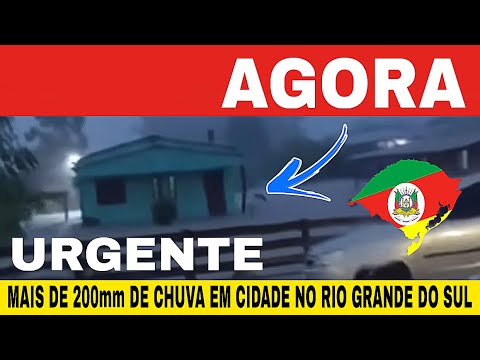 🚨MAIS de 200mm de CHUVA no RIO GRANDE DO SUL-sexta-feira 01/05/26 