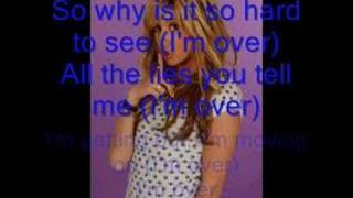 Ashley Tisdale Over it (with lyrics!)